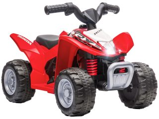AIYAPLAY Honda Licensed Kids Electric Quad Bike 6V ATV 1.5-3 Years Red