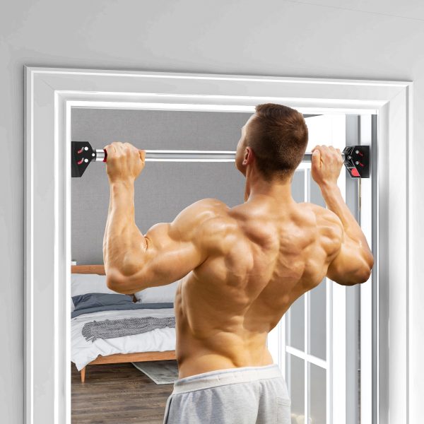 SPORTNOW No Screws Doorway Pull Up Bar, 75-92cm Length Adjustable - Image 2