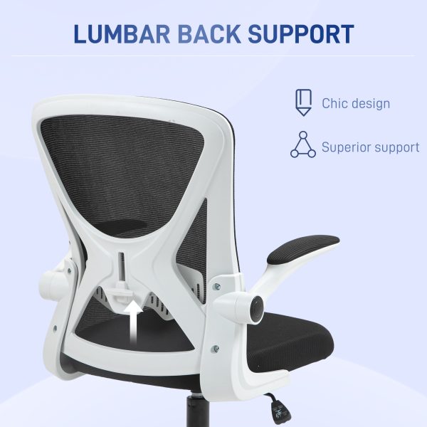 Vinsetto Mesh Office Chair Computer Chair with Swivel Wheels for Home Office - Image 7