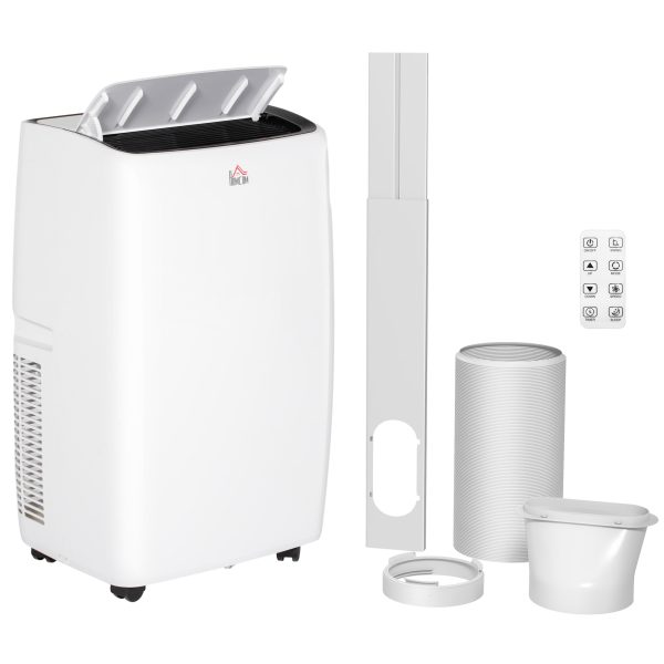 HOMCOM 14,000 BTU Portable Air Conditioner with 40mÂ², Sleep Mode, Dehumidifier