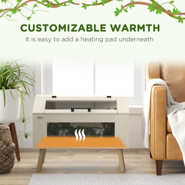 PawHut Reptile Terrarium, 111L Snake Vivarium with Tempered Glass Windows - Image 5