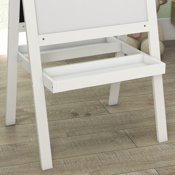 AIYAPLAY 2-in-1 Double-Sided Easel for Kids, with Storage Shelf- Blue - Image 8