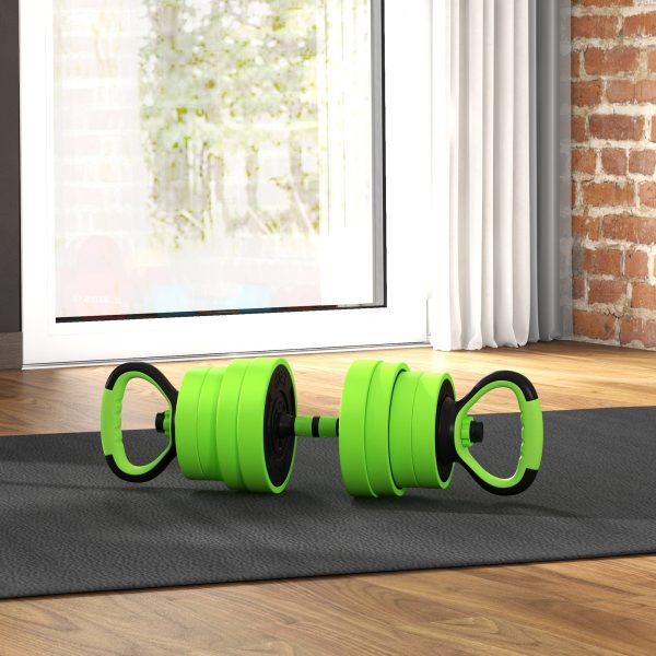 SPORTNOW Weight Dumbbells Set, Barbell, Kettlebell, Push Up Stand, 30kg - Image 8