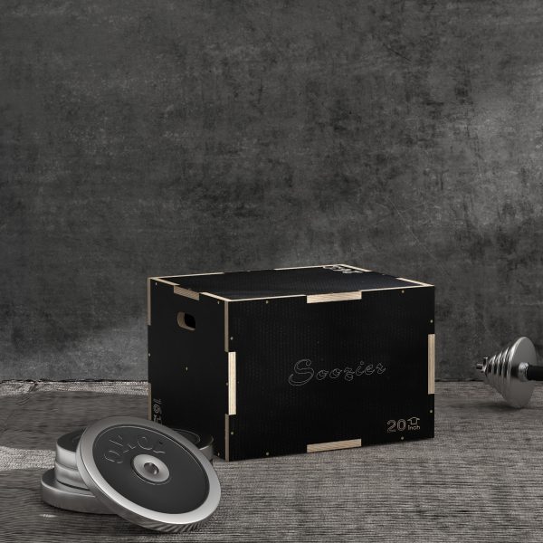 SPORTNOW 41/51/61cm Plyometric Jump Box, Wooden Plyo Box for Home Gym - Image 2