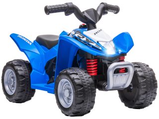 AIYAPLAY Honda Licensed Kids Electric Quad Bike 6V ATV 1.5-3 Years Blue