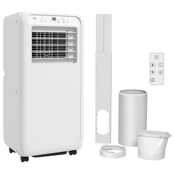 HOMCOM 7,000 BTU Portable Air Conditioner with 15mÂ², Dehumidifier, Timer