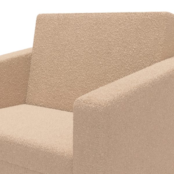 AIYAPLAY 2 in 1 Kids Chair Recliner with Washable Cushion, Cover, Khaki - Image 7