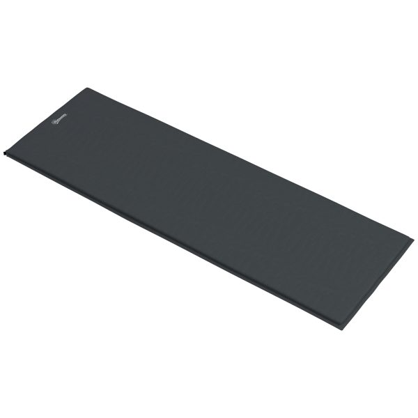 Outsunny Self-Inflating Single Sleeping Pad Air Bed with Carry Bag, Grey - Image 7