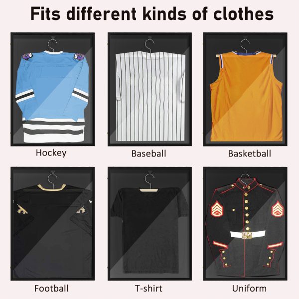 HOMCOM Football Shirt Frame with UV Protection Acrylic Panel, 60 x 80 cm - Image 5