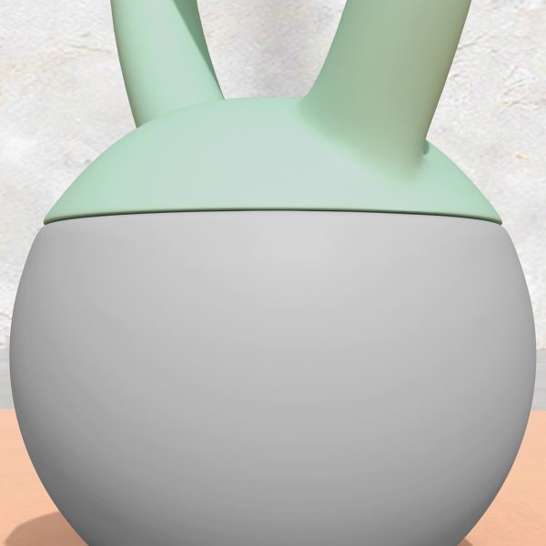 SPORTNOW 10KG Kettlebell with Soft Body and Non-Slip Handle, Grey and Green - Image 8