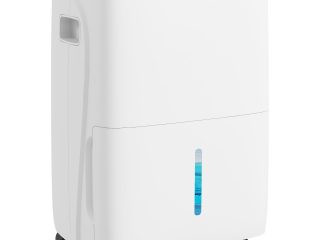 HOMCOM 30L/Day Dehumidifier for Home, with Auto-Clean Filter, 24H Timer