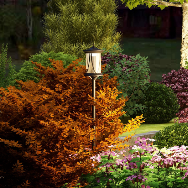 Outsunny 1.3 M LED Outdoor Street Light, Waterproof IP44, Cool White - Image 3