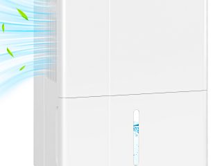 HOMCOM 30L Dehumidifier with Filter, Auto Defrost, for Home Laundry Drying