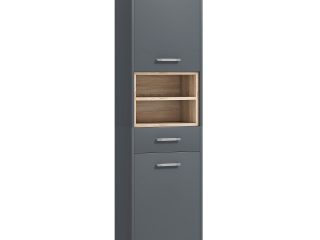 HOMCOM Bathroom Storage Unit with Open Shelves and Drawer