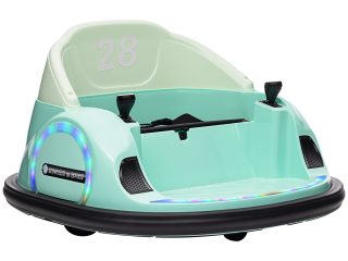 AIYAPLAY 360° Rotation 12V Kids Bumper Car w/ Remote Control