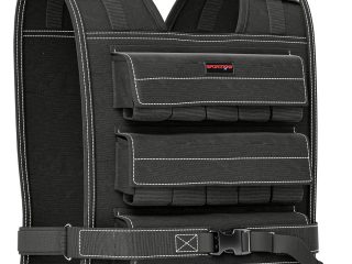 30KG Adjustable Weighted Vest with 30 Metal Weights, Running Weight Vest