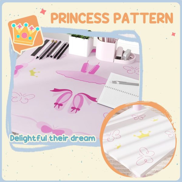 AIYAPLAY Princess Design Toddler Table and 2 Chairs Set, for Playroom - Image 4