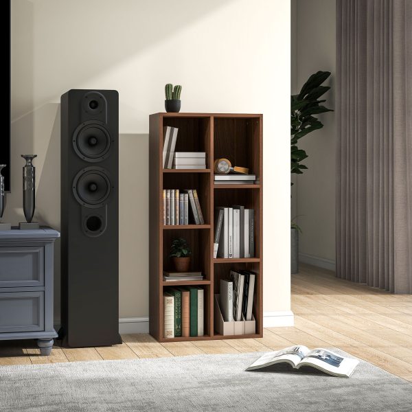 HOMCOM Bookcase Modern Bookshelf Cabinet for Home Office - Image 2