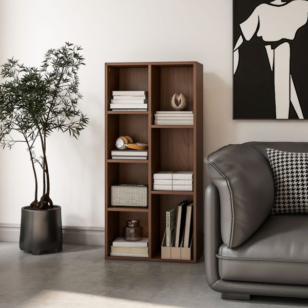 HOMCOM Bookcase Modern Bookshelf Cabinet for Home Office - Image 7