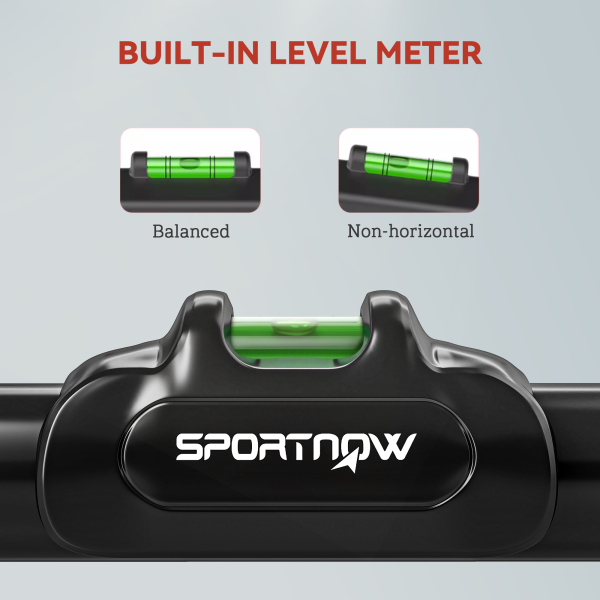 SPORTNOW Pull Up Bar Doorway from 96-130 cm (37.8"-51.2"), No Screws - Image 5