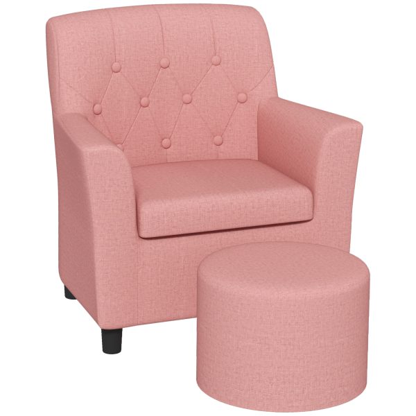 AIYAPLAY Kids Sofa Set with Footrest for Playroom Bedroom