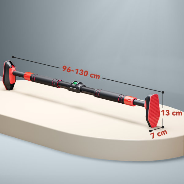 SPORTNOW Pull Up Bar Doorway from 96-130 cm (37.8"-51.2"), No Screws - Image 6