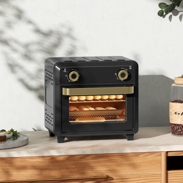 HOMCOM 10L Air Fryer Oven, Electric Oven, Grill, Roast, Bake, 1000W - Image 2