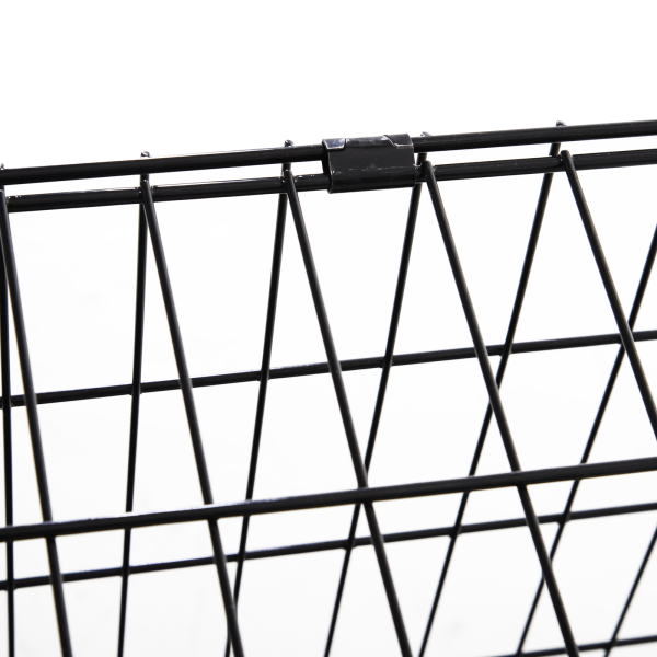 Pawhut Trapeze Collapsible Dog Pet Travel Box Cage Removable Tray 93Lx58Wx65H cm - Image 7