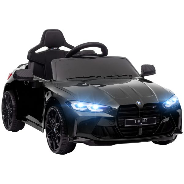 AIYAPLAY 12V BMW M4 Licensed Kids Electric Car w/ Remote, Suspension