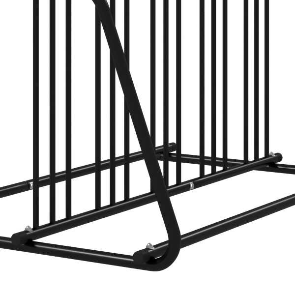 DURHAND Bike Stand 6 Bicycle Storage Rack for Indoor Garages Flat Use - Image 8