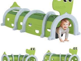 AIYAPLAY Kids Play Tunnel for Crawl and Climb, Toddler Tunnel for 3-6 Years Old