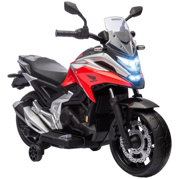 AIYAPLAY Honda Licensed 12V Kids Electric Motorbike w/ Music Headlights
