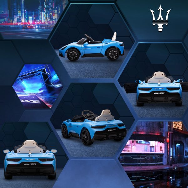 AIYAPLAY Maserati MC20 Licensed 12V Kids Ride on Car w/ Remote - Image 8