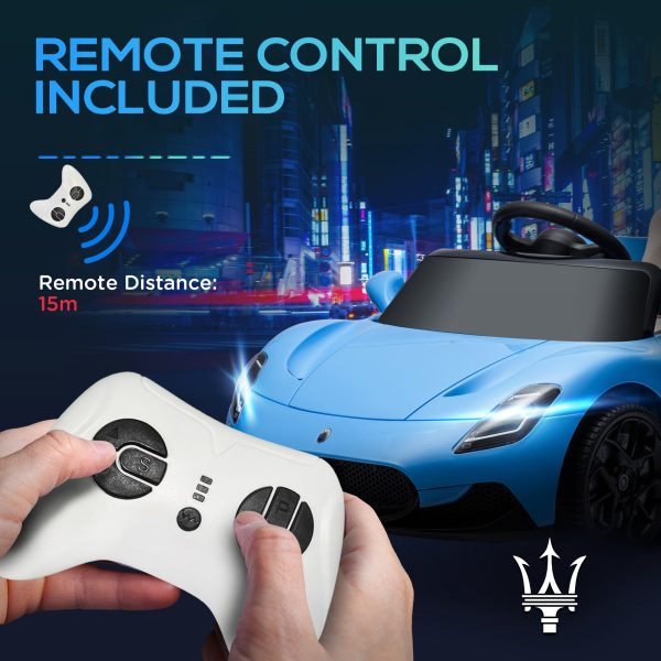 AIYAPLAY Maserati MC20 Licensed 12V Kids Ride on Car w/ Remote - Image 6