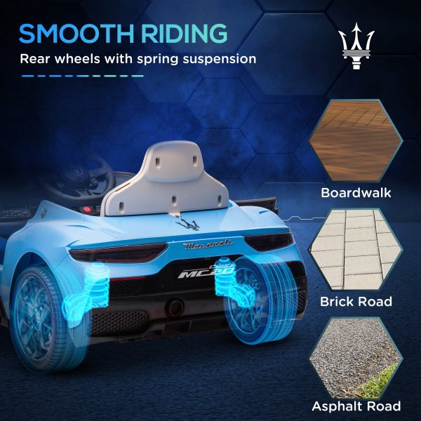 AIYAPLAY Maserati MC20 Licensed 12V Kids Ride on Car w/ Remote - Image 7