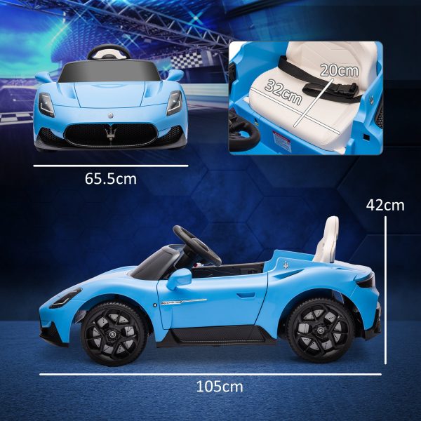 AIYAPLAY Maserati MC20 Licensed 12V Kids Ride on Car w/ Remote - Image 5
