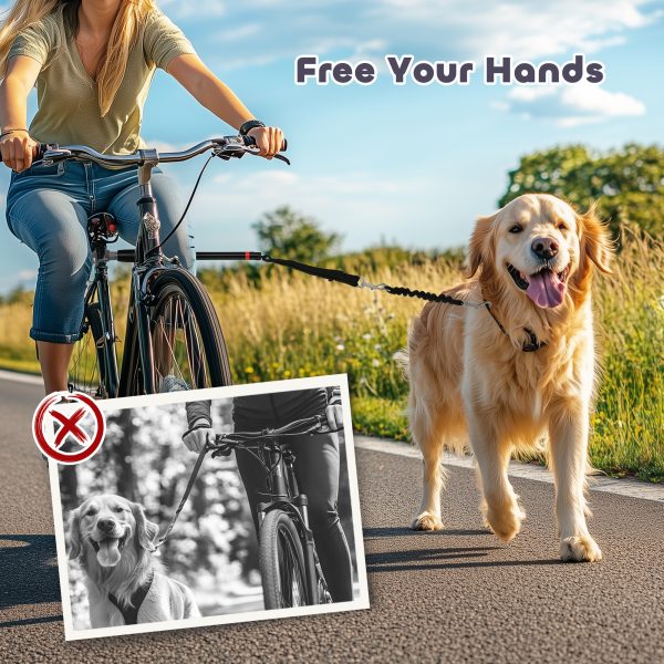 PawHut Dog Lead for Bicycle, Easy Installation, for Cycling, Training - Image 7