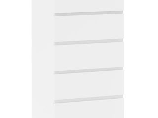 HOMCOM Bedroom Chest of Drawers, 5 Drawers Dresser, Drawer Unit, White