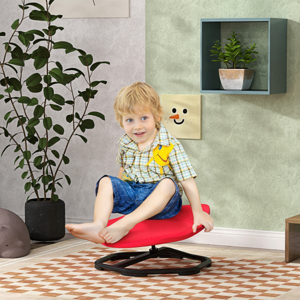 AIYAPLAY Spinning Chair for Autism Sit and Spin, Coordination & Balance, Red - Image 2