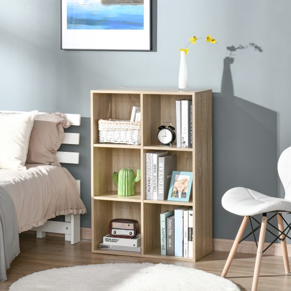 HOMCOM Cubic Cabinet Bookcase Storage Shelves for Home Office - Image 2