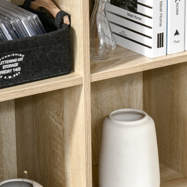 HOMCOM Cubic Cabinet Bookcase Storage Shelves for Home Office - Image 7