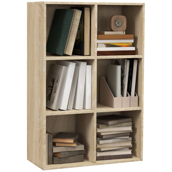 HOMCOM Cubic Cabinet Bookcase Storage Shelves for Home Office