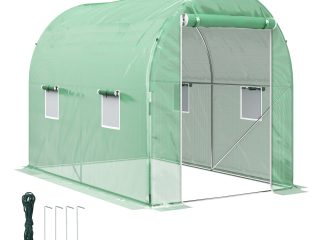 Outsunny Greenhouse Polytunnel Walk-in Grow Plant Steel 3 x 2 m Outdoor