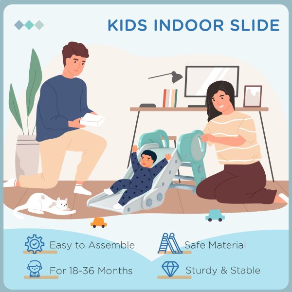 AIYAPLAY Foldable Kids Slide, Baby Slide for 1.5-3 Years - Image 6