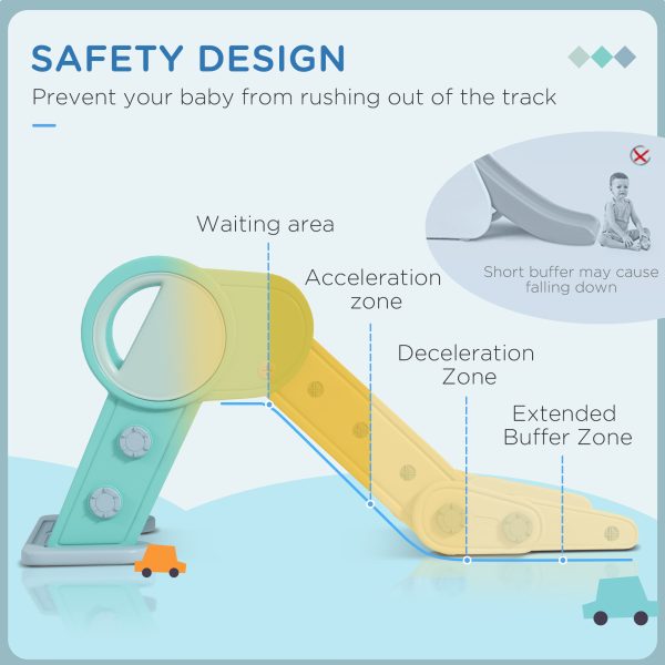 AIYAPLAY Foldable Kids Slide, Baby Slide for 1.5-3 Years - Image 3