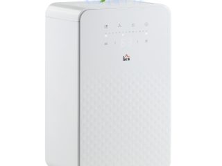 HOMCOM 12L/Day Protable Quiet Air Dehumidifier with Purifier, Timer, 5 Modes
