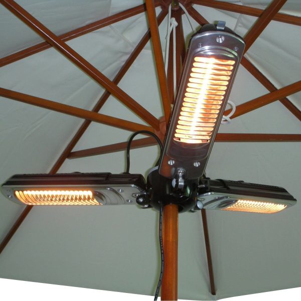 Outsunny Electric Parasol Heater Infrared Quartz 2000W Outdoor Umbrella mounted - Image 8