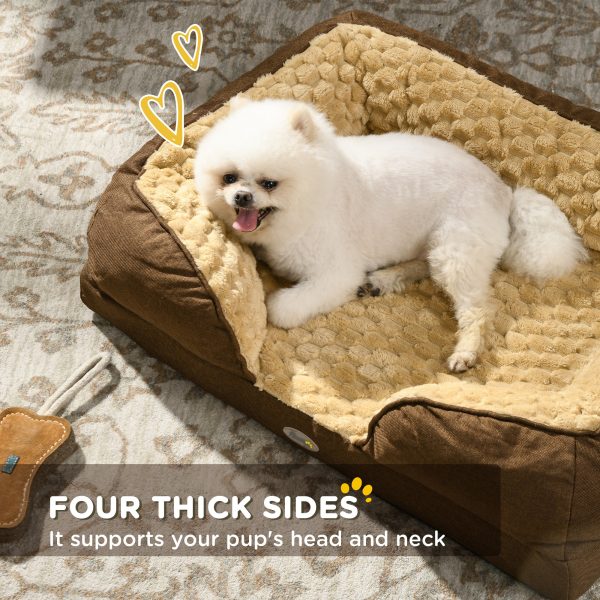 PawHut Dog Bed Calming Pet Bed Dog Mattress for Small Dogs - Image 4