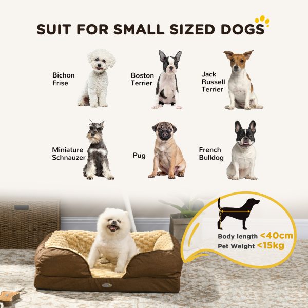 PawHut Dog Bed Calming Pet Bed Dog Mattress for Small Dogs - Image 3