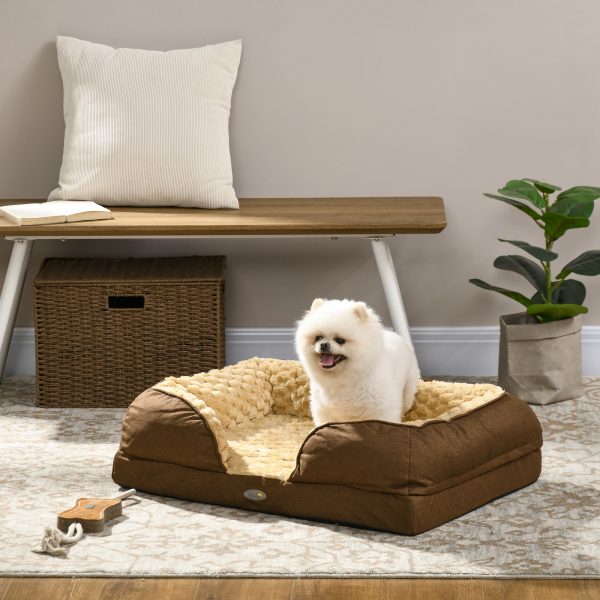PawHut Dog Bed Calming Pet Bed Dog Mattress for Small Dogs - Image 2